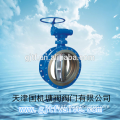 Central line flange type butterfly valve